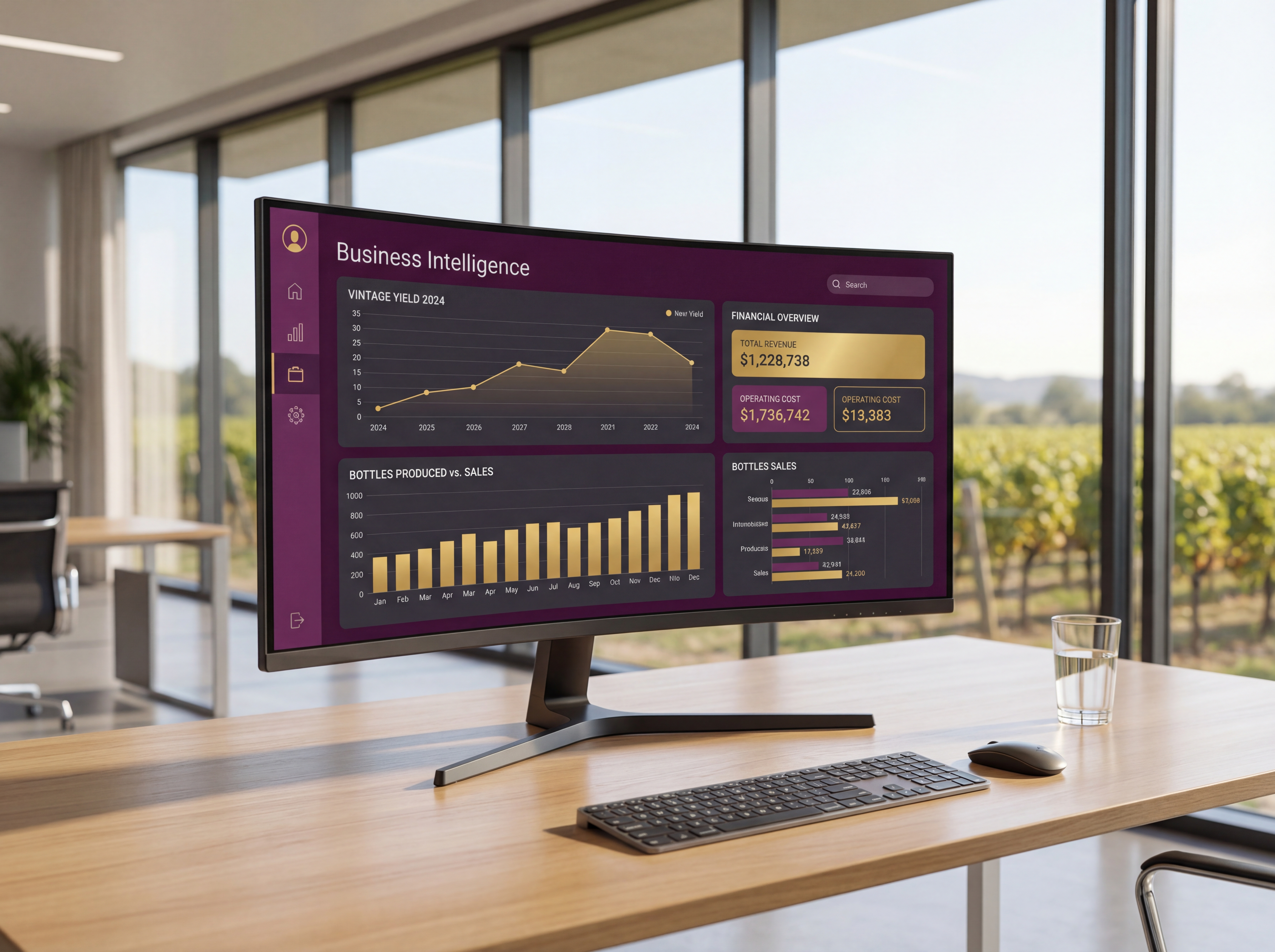 Business intelligence dashboard